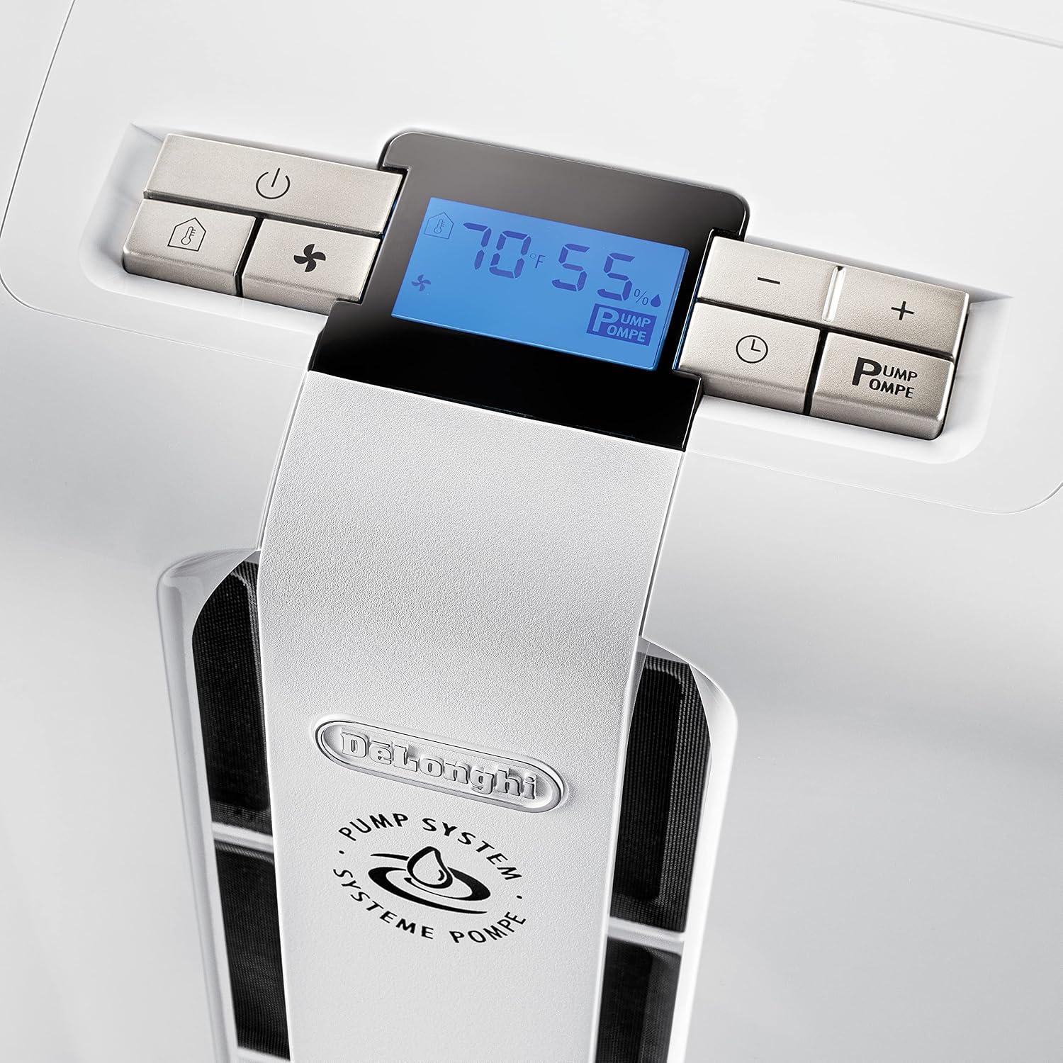 imageDeLonghi 50 Pint Dehumidifier with Pump White50 Pint dehumidifier