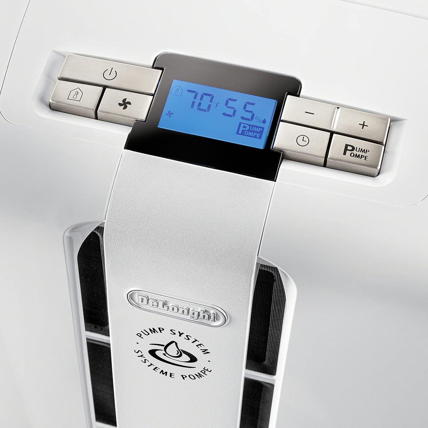 imageDeLonghi 50 Pint Dehumidifier with Pump White50 Pint dehumidifier