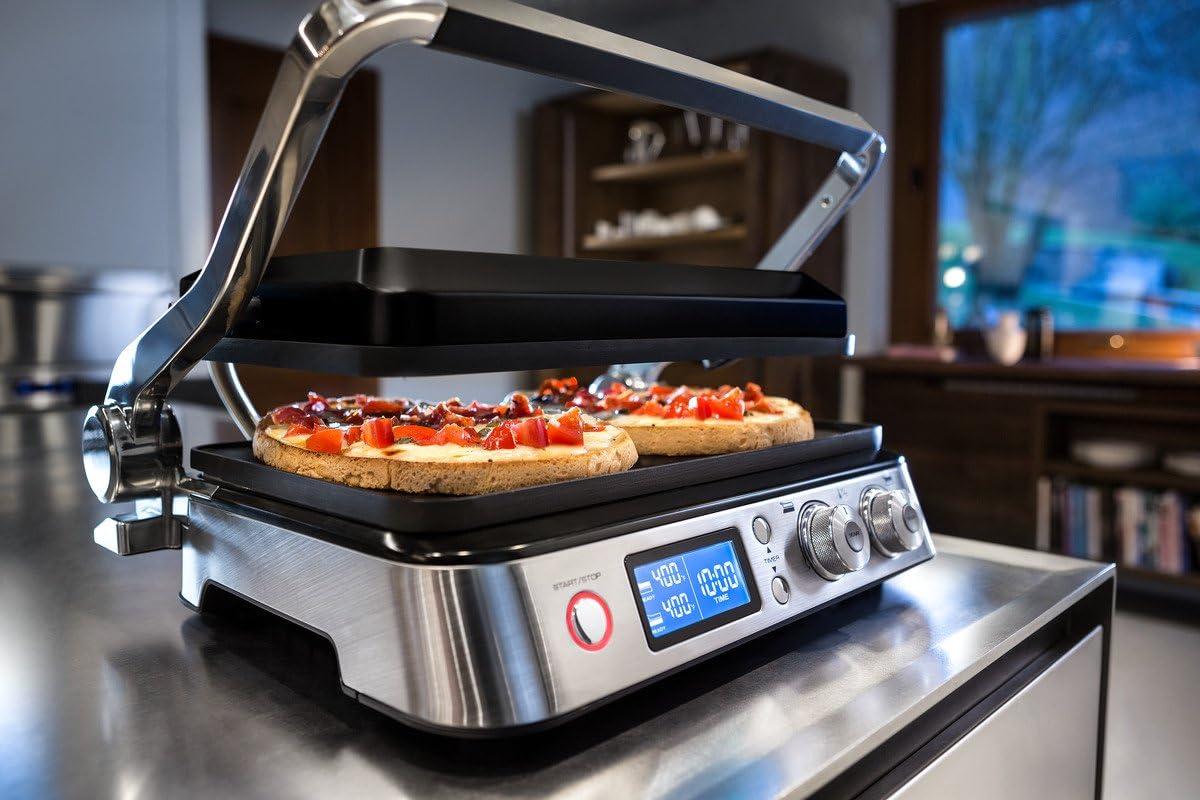 imageDeLonghi America CGH1020D Livenza All Day Combination Contact Grill and Open Barbecue Stainless SteelContact Grill and Open Barbecue