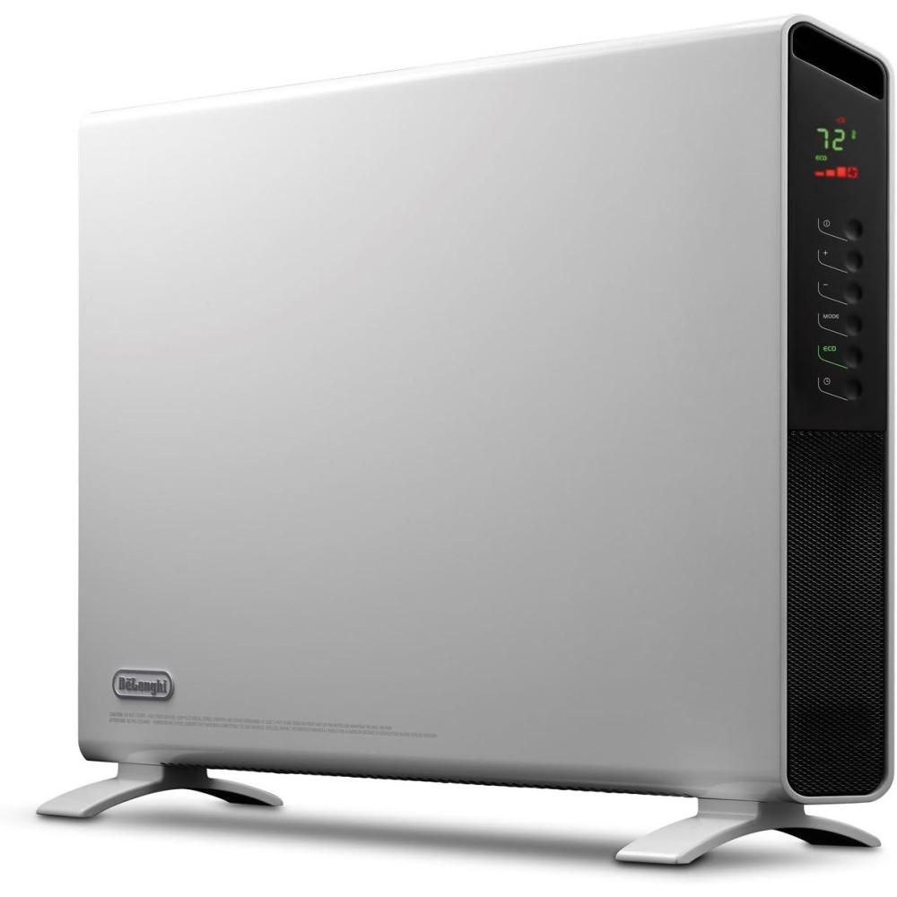 imageDeLonghi Convection Panel Heater Full Room Quiet 1500W portable electric heater is freestandingeasily wall mounted Energy Saving quick heat distribution timer white HCX9115EWhite