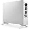 imageDeLonghi Slim Style Convection Panel Heater Full Room Quiet 1500W portable electric heaterFreestandingeasily Wall mounted quick heat distribution Thermostat Timer HSX3315FTS