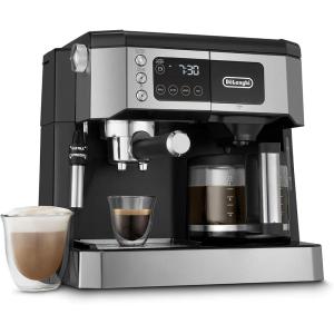 De’Longhi Stilosa Manual Espresso Machine, Compact Coffee Maker, 15 Bar Pump Pressure, Manual Milk Frother Steam Wand for Authentic Single & Double Espresso, Lattes & Cappuccinos, Tamper Included(Espresso and Coffee Maker Combination Machine)