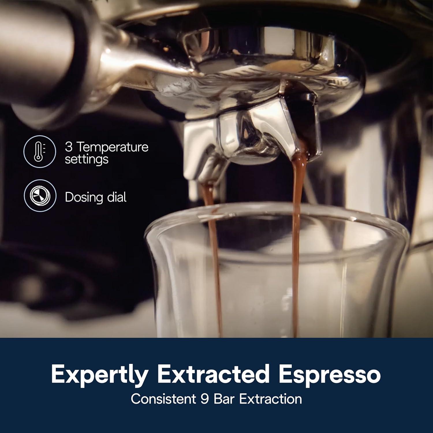 imageDeLonghi La Specialista Maestro Espresso Machine with Grinder Auto ampamp Manual Milk Frother BeantoCup Cold Brew Coffee with Cold Extraction Technology Variable Temp ampamp Tamping Tool 8 Drink PresetsArte Evo