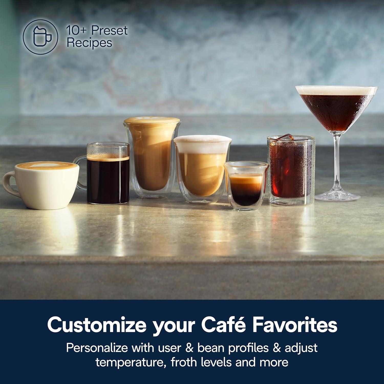 imageDeLonghi La Specialista Touch Espresso Machine with Grinder ampamp Milk Frother Cold Brew ampamp Iced Coffee Maker Burr Grinder 10 Drink Presets Compact Bean to Cup AwardWinning Italian Design