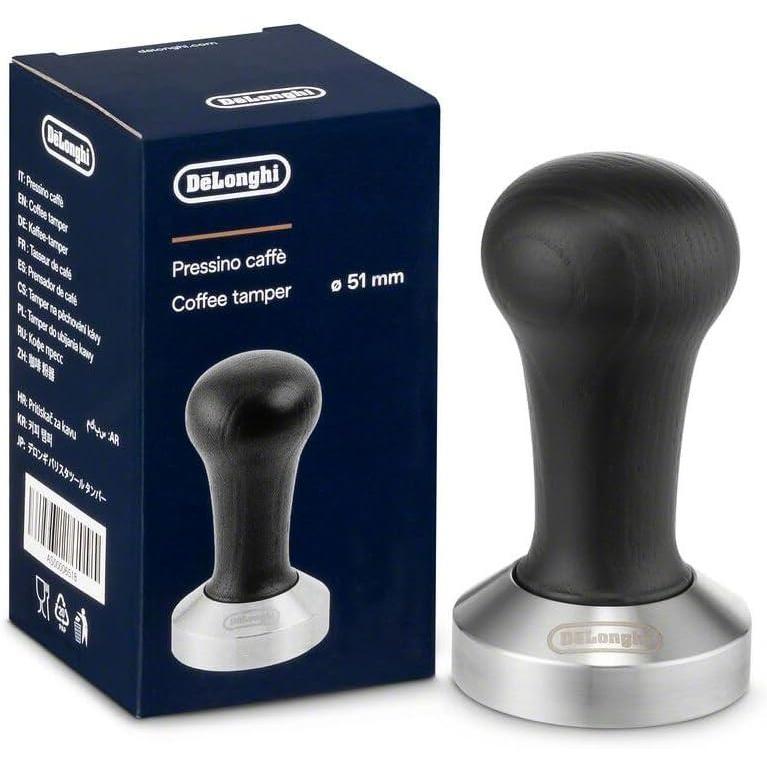 imageDeLonghi DLSC080 Black Wood Espresso Coffee Tamper