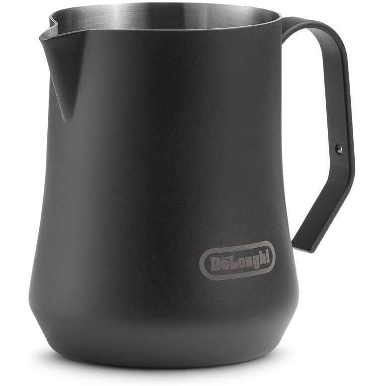 imageDeLonghi Milk Frothing Pitcher Matte Black Stainless Steel 17 oz