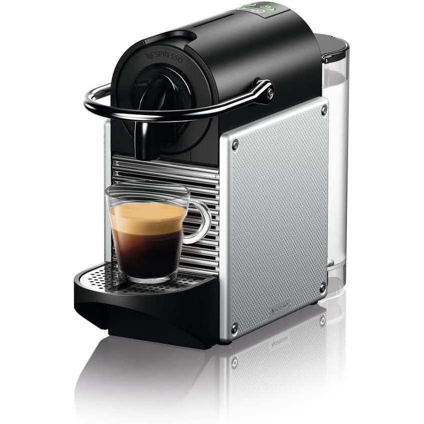 imageNespresso Pixie Espresso Machine by DeLonghi 1100ml AluminumSilver