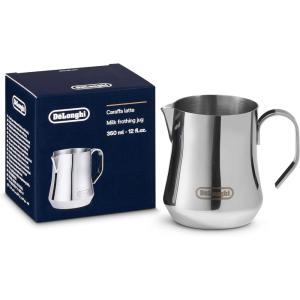 De’Longhi DLSC060 Milk Frothing Jug, 12 oz, Stainless Steel(11.8 Ounces)