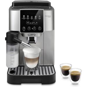 De’Longhi Magnifica Evo Automatic Espresso & Coffee Machine with Auto Milk Frother, Built-in Grinder & Auto-Clean Function – For Latte, Cappuccino, Americano, Iced Coffee, ECAM29084SB , Silver(-Start Silver)