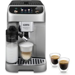 De’Longhi Magnifica Evo Automatic Espresso & Coffee Machine with Auto Milk Frother, Built-in Grinder & Auto-Clean Function – For Latte, Cappuccino, Americano, Iced Coffee, ECAM29084SB , Silver(Plus Silver)