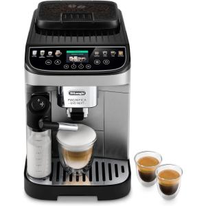 De’Longhi Magnifica Evo Automatic Espresso & Coffee Machine with Auto Milk Frother, Built-in Grinder & Auto-Clean Function – For Latte, Cappuccino, Americano, Iced Coffee, ECAM29084SB , Silver(Next Silver)