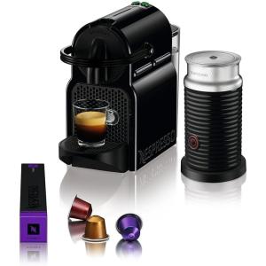 Nespresso Inissia Espresso Machine by De’Longhi,24 oz, Black(Black)