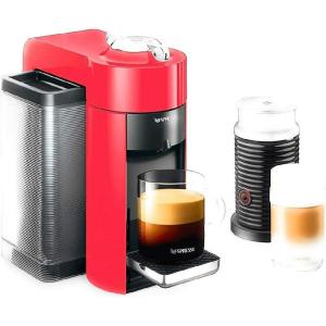 Nespresso Vertuo Coffee and Espresso Maker by De’Longhi, Titan(Red)