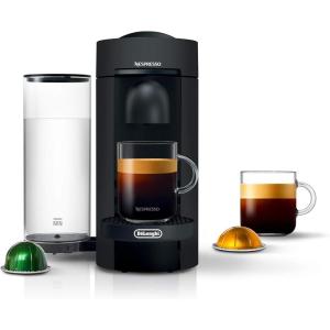 Nespresso Vertuo Plus Deluxe Coffee and Espresso Maker by De’Longhi, Matte Black