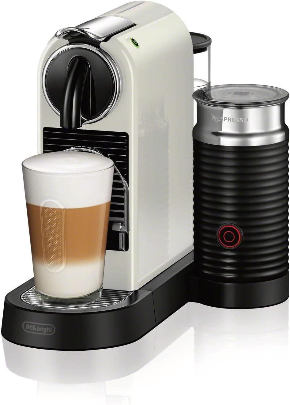 imageNespresso CitiZ Coffee and Espresso Machine by DeLonghi with Milk Frother White