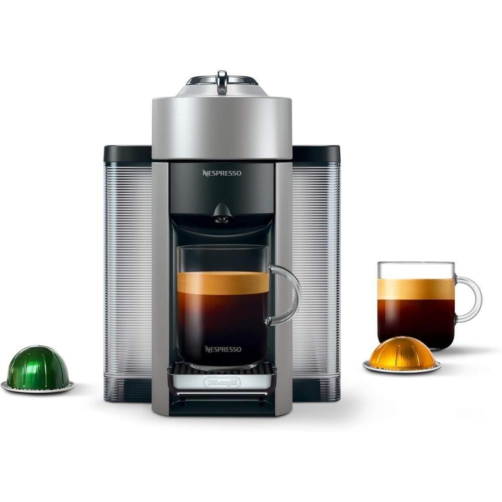 imageNespresso Vertuo Coffee and Espresso Machine by DeLonghi 1597 milliliters Silver