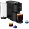 imageNespresso Vertuo Pop Deluxe by DeLonghi with Aeroccino SilverBlack Matte Chrome