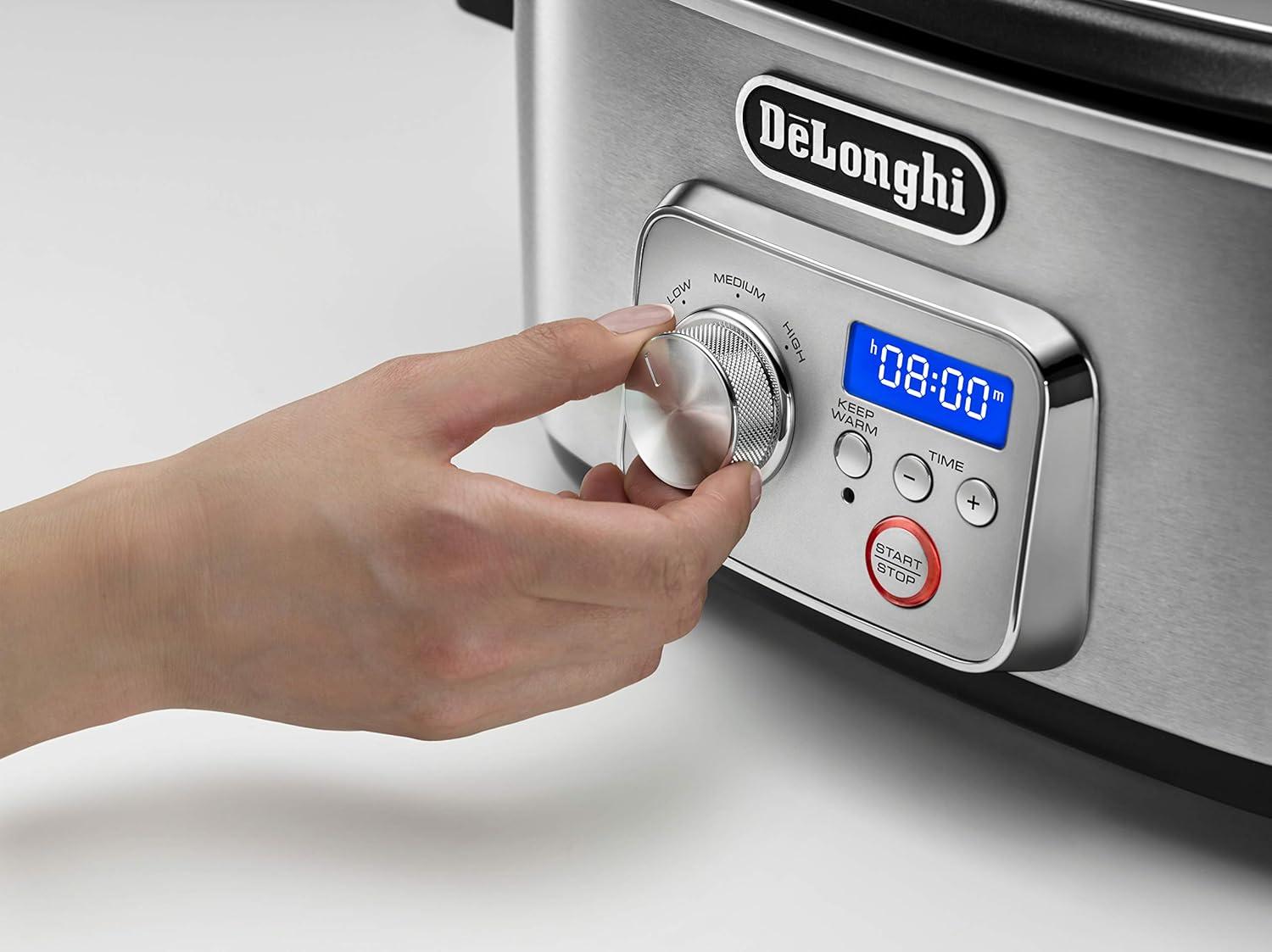 image:imageDeLonghi Livenza Programmable Slow Cooker with StovetopSafe Pot