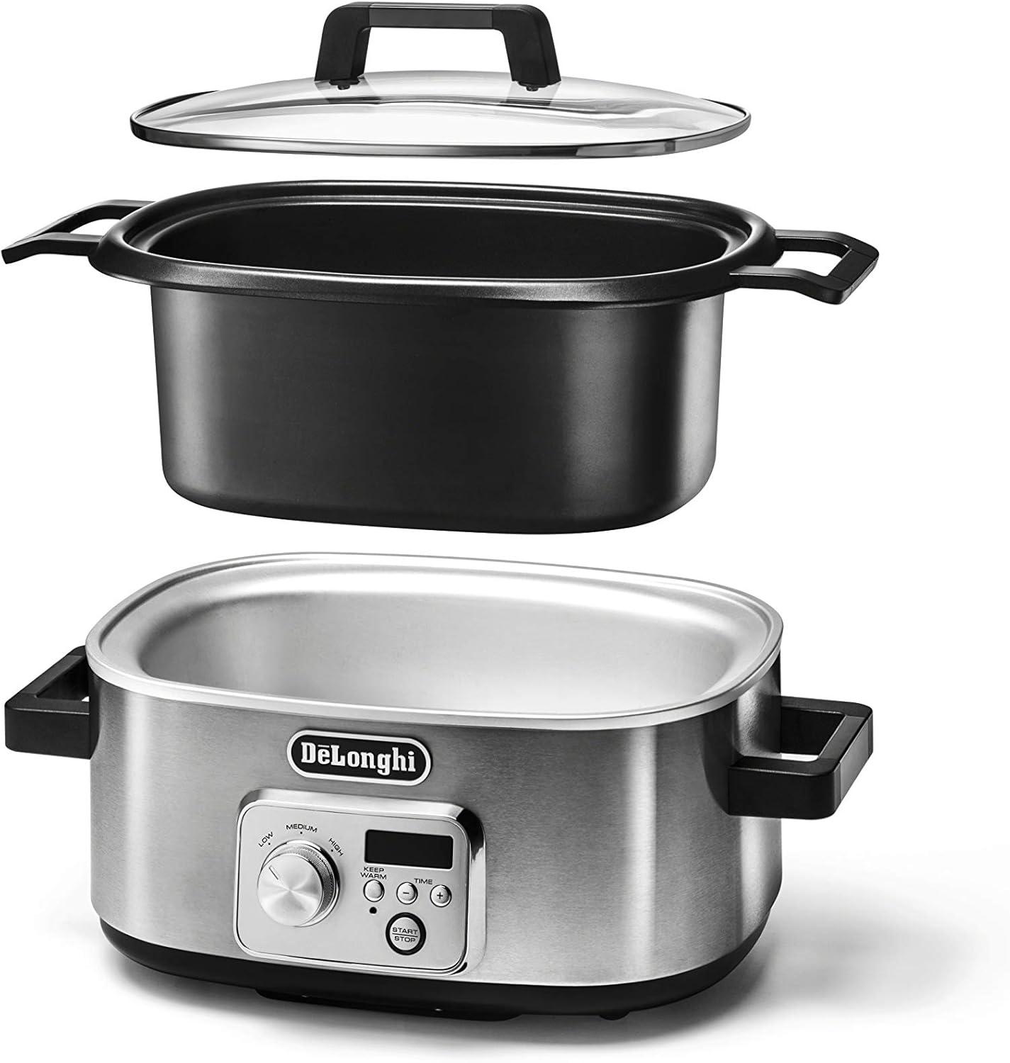 image:imageDeLonghi Livenza Programmable Slow Cooker with StovetopSafe Pot