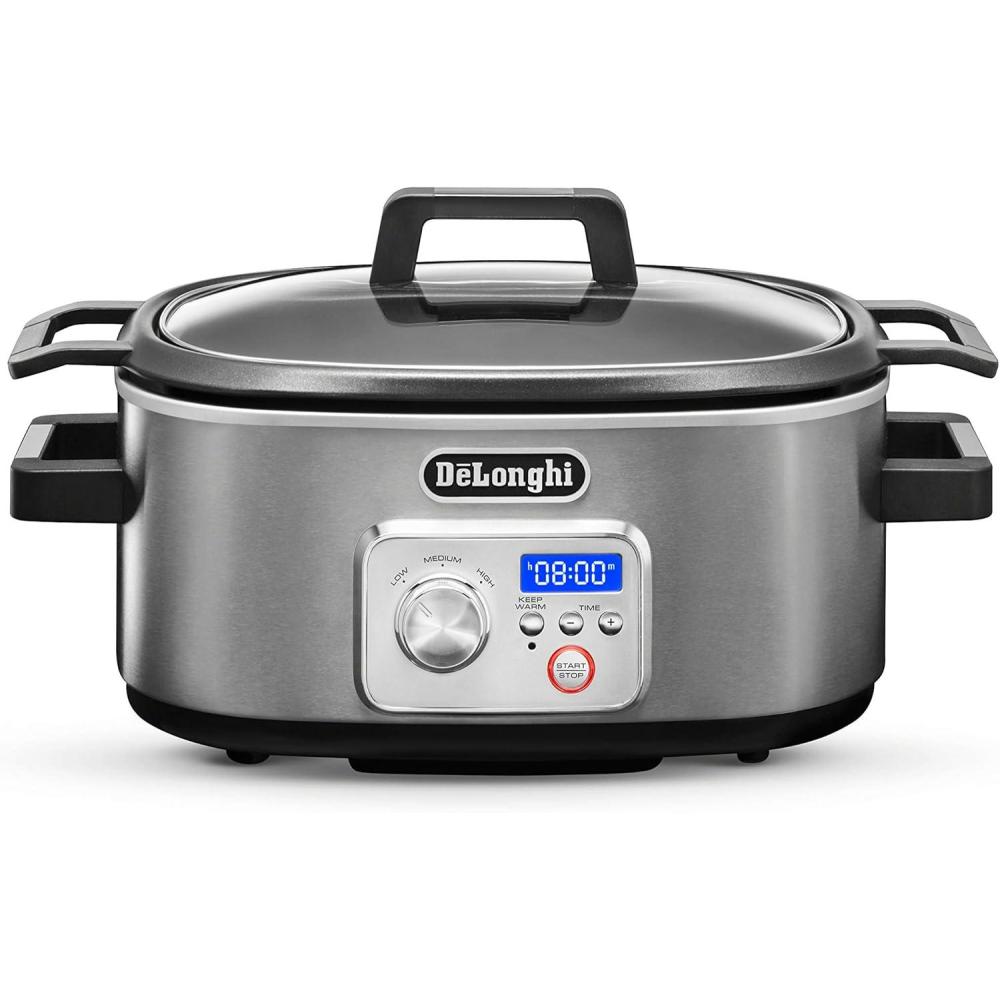 image:imageDeLonghi Livenza Programmable Slow Cooker with StovetopSafe Pot